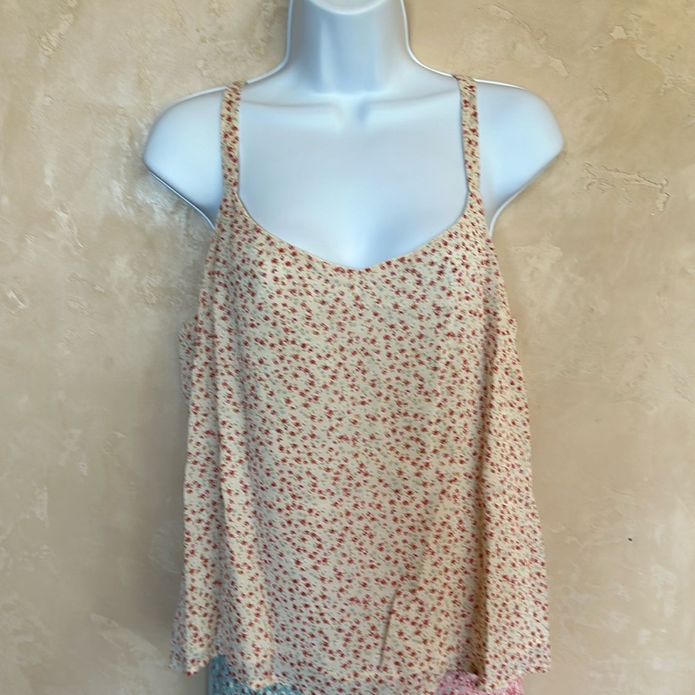 NWOT - Carol Little floral camisole tank - sz 10